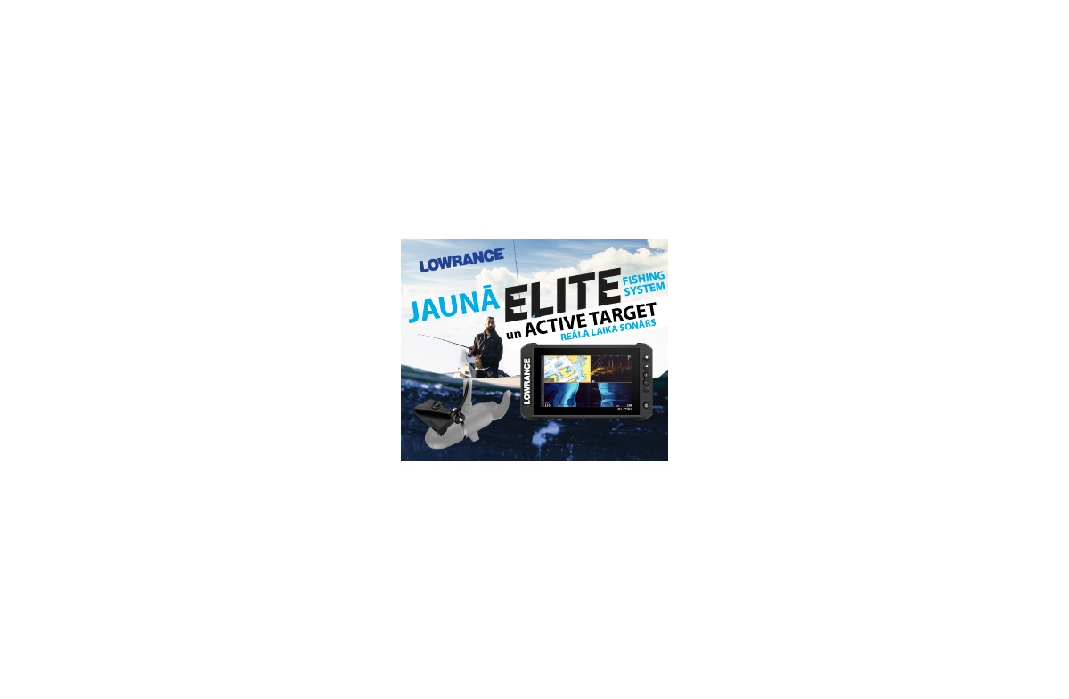 JAUNĀ ELITE FISHING SYSTEM UN JAUNS ACTIVETARGET- REĀLĀ LAIKA SONĀRS