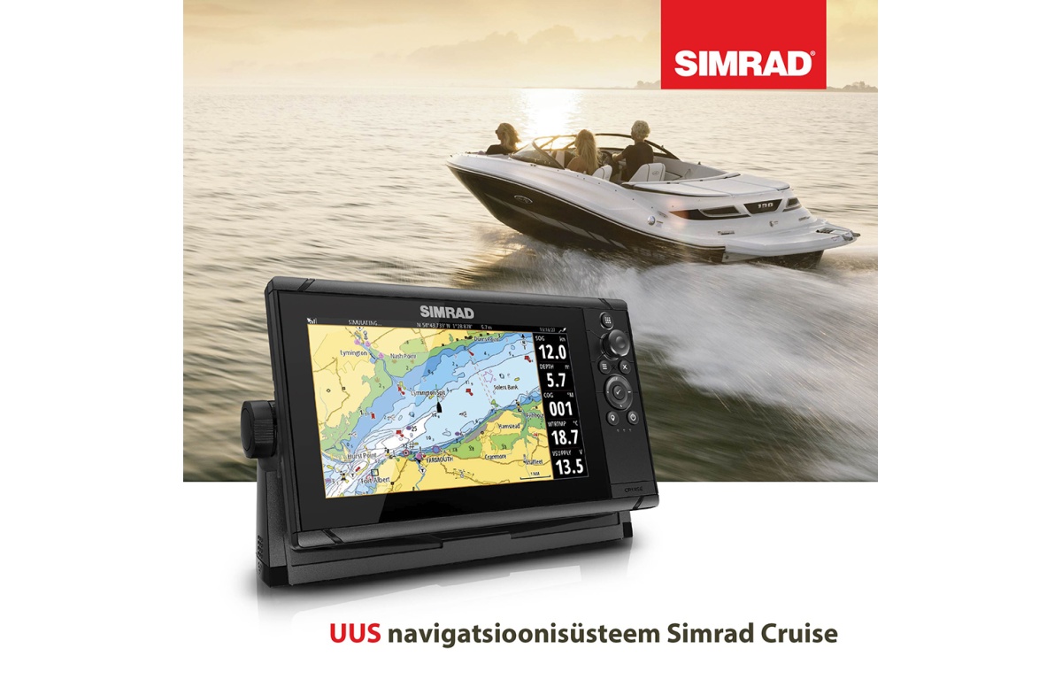 Jauns Simrad® Cruise karšu ploteris