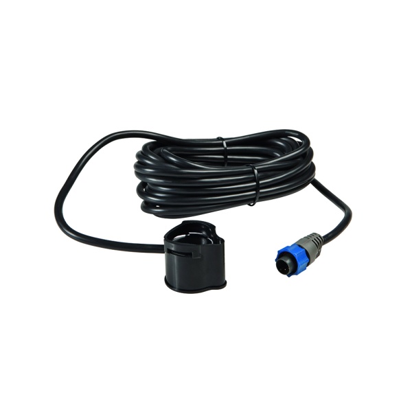 PDRT-WBL 83/200 kHz shoot-thru or trolling-motor mount Skimmer® with remote temp sensor with blue connector