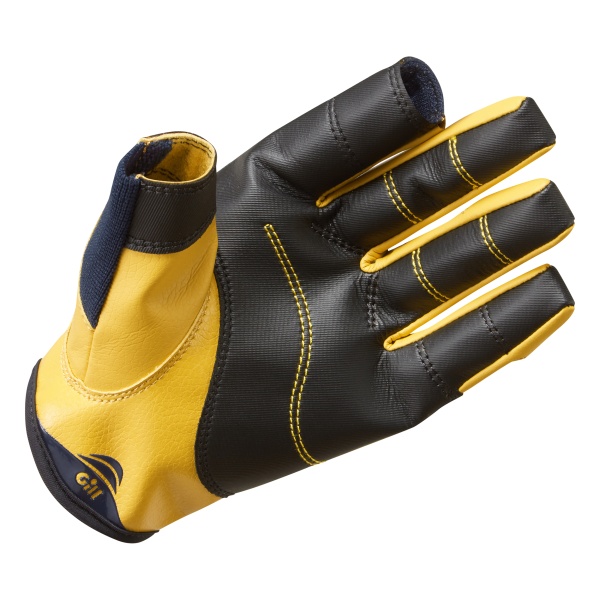 7453_Unisex_Pro Gloves Long Finger_Navy_Left hand.jpg