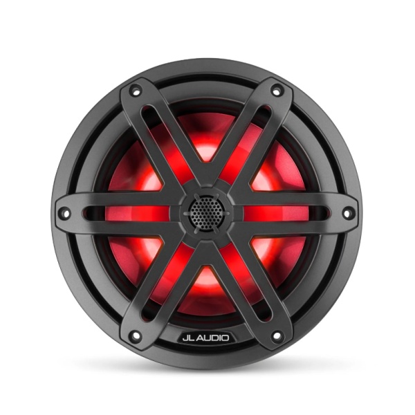 M3, 7,7-inch Marine Coaxial Speakers, Grey Metallic Sport Grilles with LED Lighting 2.jpg
