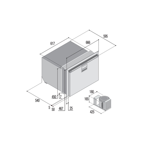 DRW70A Single drawer refrigerator 3.jpg