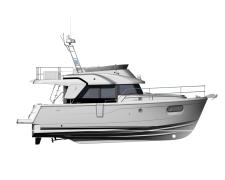 The Swift Trawler 35 has strong harmonious lines making you feel reassuringly safe, and this quality is repeated in the design and fit out choices. Built on a semi-planing hull developed through the expertise of Beneteau Power, the Swift Trawler 35 has a 