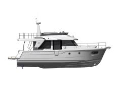 SWIFT TRAWLER 41 Fly: A generous passagemaker, the Swift Trawler 41 successfully renews the spirit and style of the trawler range. Ample living space, comfortable and practical, this new innovative 40-foot powerboat, available and both Fly and Sedan versi