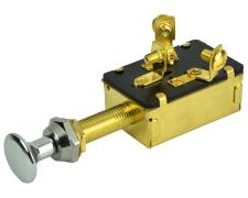 BEP Switch Push-Pull Off-On1-On1&2 6-36V DC 10A Screw Terminals