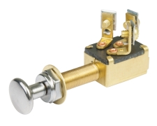 BEP Switch Push-Pull Off-On 6-36V DC 10A Screw Terminals