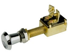 BEP Switch Push-Pull Off-On1&2 6-36V DC 10A Screw Terminals