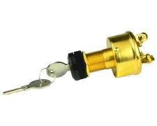 BEP Switch Ignition Accessory-Off/Ignition&Accessory/Start 12V DC Screw Terminals