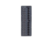 BEP Circuit Breaker Panel DC 12V 16x Single Pole 4x5A 5x10A 5x15A 1x20A 1x25A Vertical