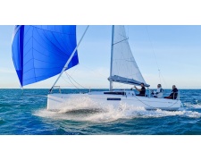 First 27 delivers fun and modern downwind planing sailing thanks to modern design and building technologies. Families will go cruising, you´ll enjoy a fun and exciting day sailing, and she will win trophies on the club races. Interior of this pocket-cruis