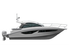 The Gran Turismo 36 is the first boat in her category to combine really comfortable cruising with outstanding handling and sensations similar to those of a small outboard. Enjoy a wide variety of waterside pleasures in no time at all – start and play! The