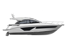 The Gran Turismo 45 sets new standards in terms of functionality & on board hospitality. With its large windows, vast sundeck and U-shaped cockpit, the GT 45 fosters conviviality and the enjoyment of a great indoor-outdoor experience. With its sleek lines