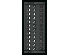 Blue Sea Systems Panel 360 DC 12pos Sw CLB V (replaces 1461B-BSS)