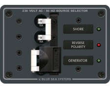 Blue Sea Systems Panel 230VAC SourceSel 16A (replaces 8132B-BSS)