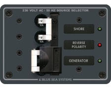 Blue Sea Systems Panel 230VAC SourceSel 16A (replaces 8132B-BSS)