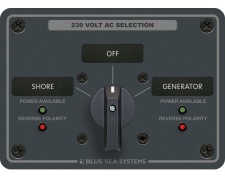 Blue Sea Systems AC Rotary Panel 230V/30A OFF+2