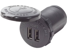 Blue Sea Systems 12/24VDC Dual USB Charger 4.8A Socket (Bulk)