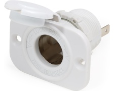 Blue Sea Systems 12VDC Dash Socket White (Bulk)