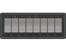 Blue Sea Systems Panel DC 8pos H (replaces 8096B-BSS)