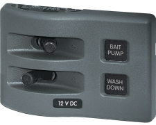 Blue Sea Systems Panel WD Switch Only 2pos Grey (replaces 4303B-BSS)