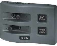 Blue Sea Systems Panel WD Switch Only 2pos Grey (replaces 4303B-BSS)