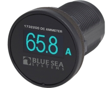 Blue Sea Systems Meter Mini OLED DC Amperage - Blue