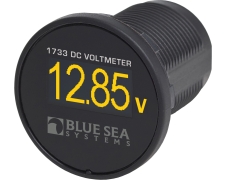 Blue Sea Systems Meter Mini OLED DC Voltage - Yellow (Bulk)