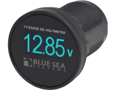 Blue Sea Systems Meter Mini OLED DC Voltage - Blue