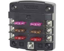 Blue Sea Systems Fuse Block ST-Blade 6 Circuits (Bulk)