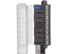 Blue Sea Systems Fuse Block ST-Blade Compact 8 Circuits with Cover (Bulk)