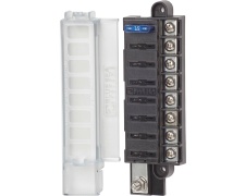 Blue Sea Systems Fuse Block ST-Blade Compact 8 Circuits with Cover (Bulk)