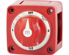 Blue Sea Systems Switch Battery m-Series Selector 4 Position Red (Bulk)