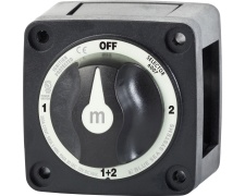 Blue Sea Systems Switch Battery m-Series Selector 4 Position Black (Bulk)