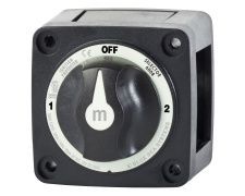 Blue Sea Systems Switch Battery m Series Selector 3 Position Black (Bulk)