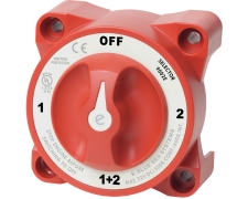 Blue Sea Systems Switch Battery e-Series Selector 4 Position Red With AFD (Bulk)
