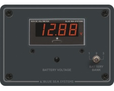 Blue Sea Systems Panel Meter Digital 7–60VDC 3 Bank