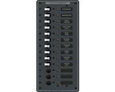Blue Sea Systems Panel DC 13pos V (replaces 8376B-BSS)