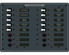 Blue Sea Systems Panel DC 16pos (replaces 8377B-BSS)