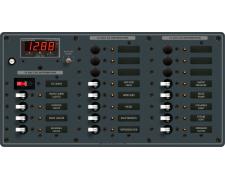 Blue Sea Systems Panel DC 20pos with Main DMM (replaces 8379B-BSS)