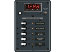 Blue Sea Systems Panel DC 5 Positive DMM (replaces 8401B-BSS)