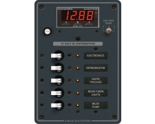 Blue Sea Systems Panel DC 5 Positive DMM (replaces 8401B-BSS)