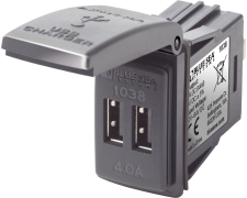 Blue Sea Systems 48VDC Dual USB Charger 4A Switch