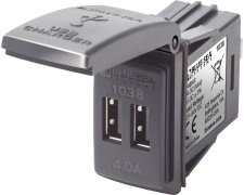 Blue Sea Systems 48VDC Dual USB Charger 4A Switch