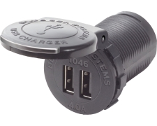 Blue Sea Systems 48VDC Dual USB Charger 4A Socket