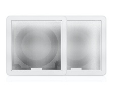 FM-F65SW, Flush Mount Speaker, 6.5", Square White