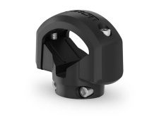 6.5" Tower Clamp, 1.31-2 inch Black Pipe Mount