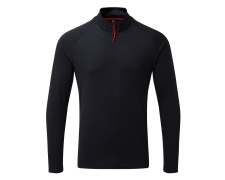 Men´s UV Tec Long Sleeve Zip Tee - Tumesinine - XXL