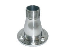 PRO STAINLESS STEEL DECK MOUNT - mm (") height - 274 g (9.67 oz) - 1" BSP male