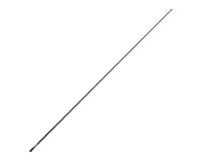 IBIZA - VHF ANTENNA - BLACK - FIBERGLASS TUBE - 3dB - PB - 1,4 m (4,5´) - 6 m (20´) CX - SGM001BK INTEGRATED RATCHET MOUNT, must, kaabliga, kinnitusega