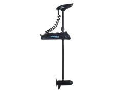 Hydra Skypoint GPS 12V trolling motor, thrust 65lbs, shaft 54". For salt/freshwater. Color: Black